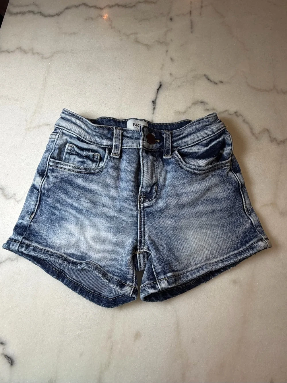 BKE Youth Light Blue Denim Shorts